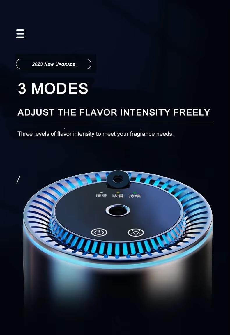 Essential Oil Diffuser – USB Rechargeable Aromatherapy Diffuser with 3-Speed Mist Control | Compact & Silent Operation | Aluminum Alloy + PC Body | Ideal for Home,Office & Car