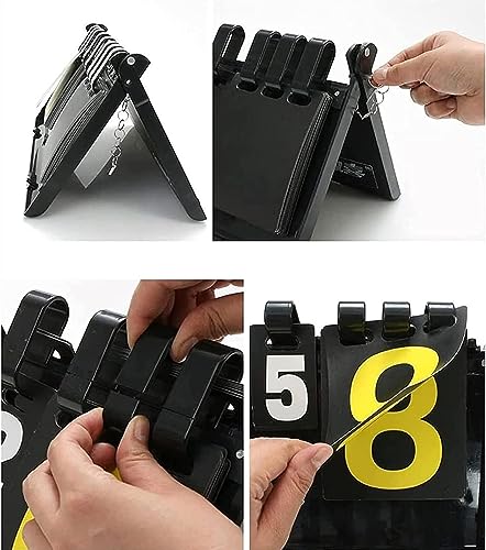 Marcador portátil de mesa con volteo 4 dígitos para deportes miniatura 6