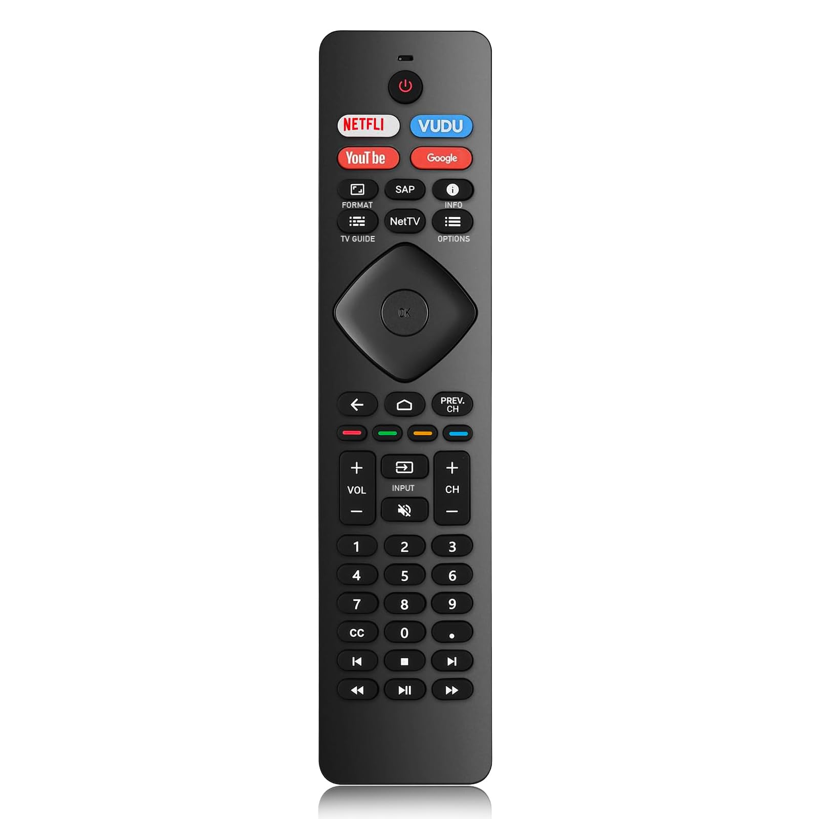Télécommande pour Smart TV Philips et téléviseurs Android UHD 4K - 7