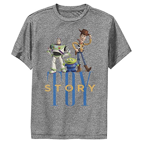 T-shirt Toy Story Disney Pixar gris foncé manches courtes vêtement enfant M