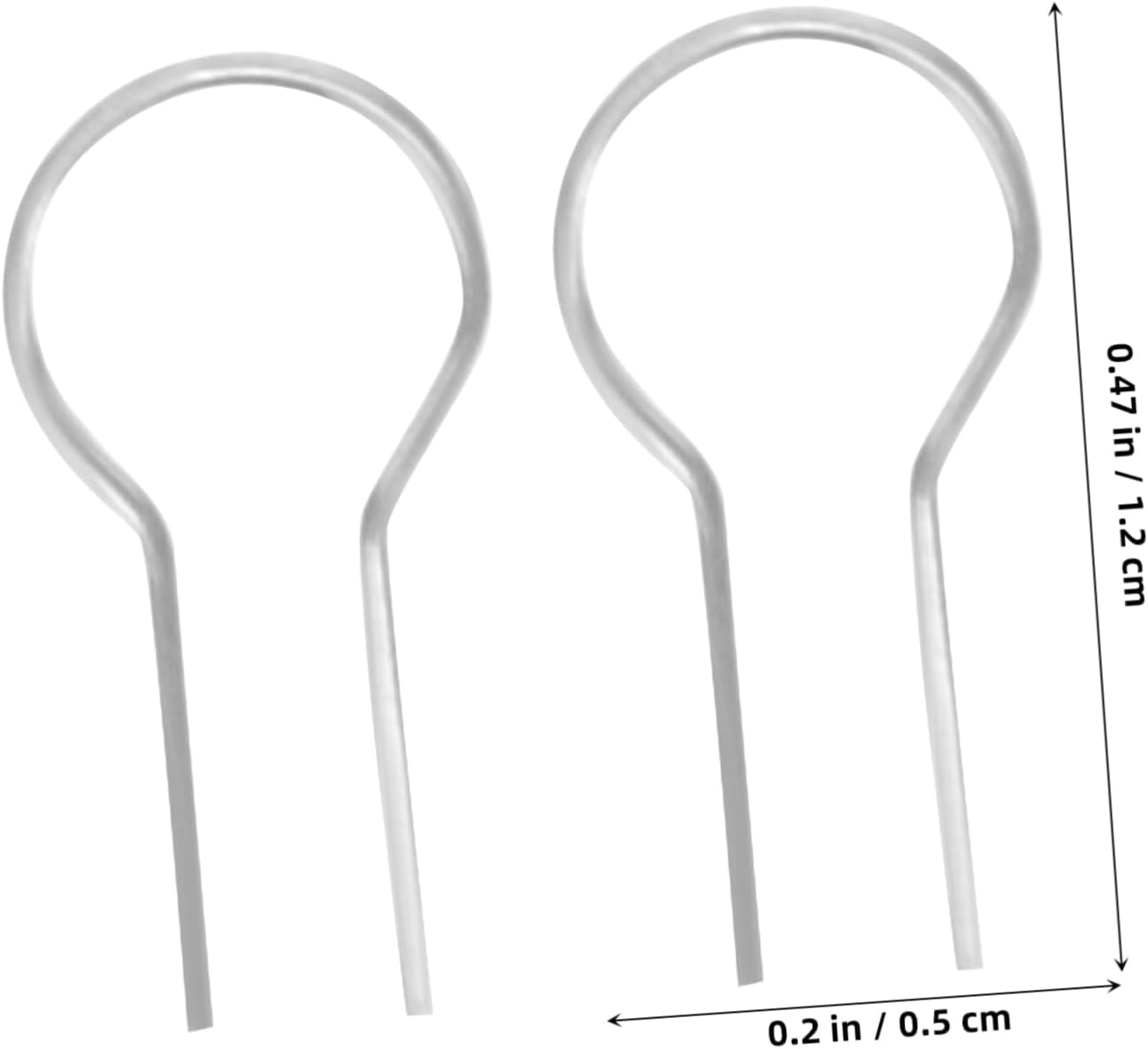 ULDIGI 500pcs High-Temperature Resistant Hanging Burn Needles for Pottery Firing Accessories for Crafts and Projects