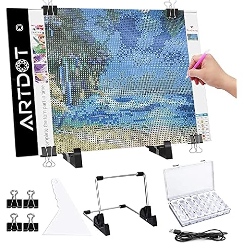 ARTDOT Mesa de Luz Ajustable para Dibujo y Pintura de Diamante Cover