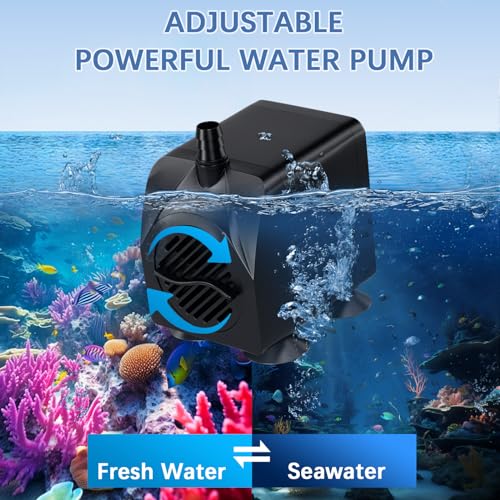 JJJ Aquarium Chiller 42Gal 1/10HP Water Chiller for Hydroponics System Home Use Coral Shrimp Freshwater Saltwater Fish Water Weeds 110V