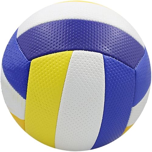AMLESO Pelota de voleibol profesional de tamaño oficial 5, estabilidad recreativa, PVC para entrenamiento, playa, adultos, gimnasio, granulado,