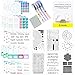 Ultimate Productivity Journal Supplies Kit - 31 Piece Set, Custom-Designed Supplies for Bullet Journals, Includes Stickers, Stencils, Washi Tapes and Sticky Notes by Sunny Streak