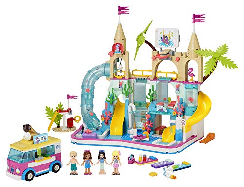 LEGO Friends Summer Fun Water Park 41430 Set Featuring Friends Stephanie, Emma, Olivia and Mason Buildable Mini-Doll Figures, Perfect Set for Creative Play, New 2020 (1,001 Pieces) LEGO Friends Summer Fun Water Park 41430 Set Featuring Friends Stephanie, Emma, Olivia and Mason Buildable Mini-Doll Figures, Perfect Set for Creative Play, New 2020 (1,001 Pieces)