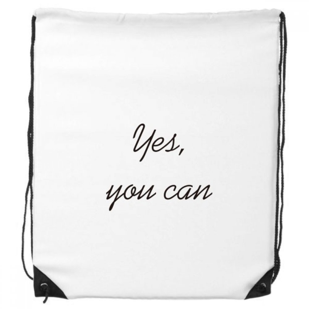 Morral del lazo reutilizable bolsas de deporte multiusos con refranes para regalo 2