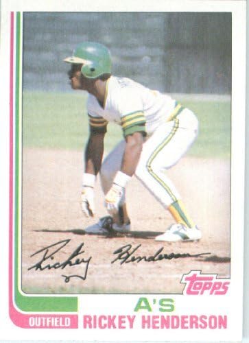 1982 Topps Baseball Card #610 Rickey Henderson
