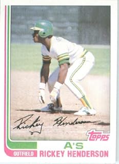 1982 Topps Baseball Card #610 Rickey Henderson