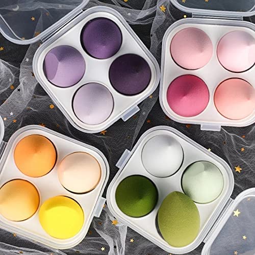 MARCELLE-Blender-Cosmetic-Makeup-Sponge-With-Storage-Box-Foundation-PowderMulticolour