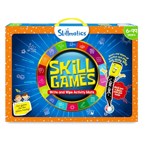 Image of Skillmatics Educational Game - Skill Games, Reusable Activity Mats With 2 Marker Pens, Gifts For Ages 6 And Up