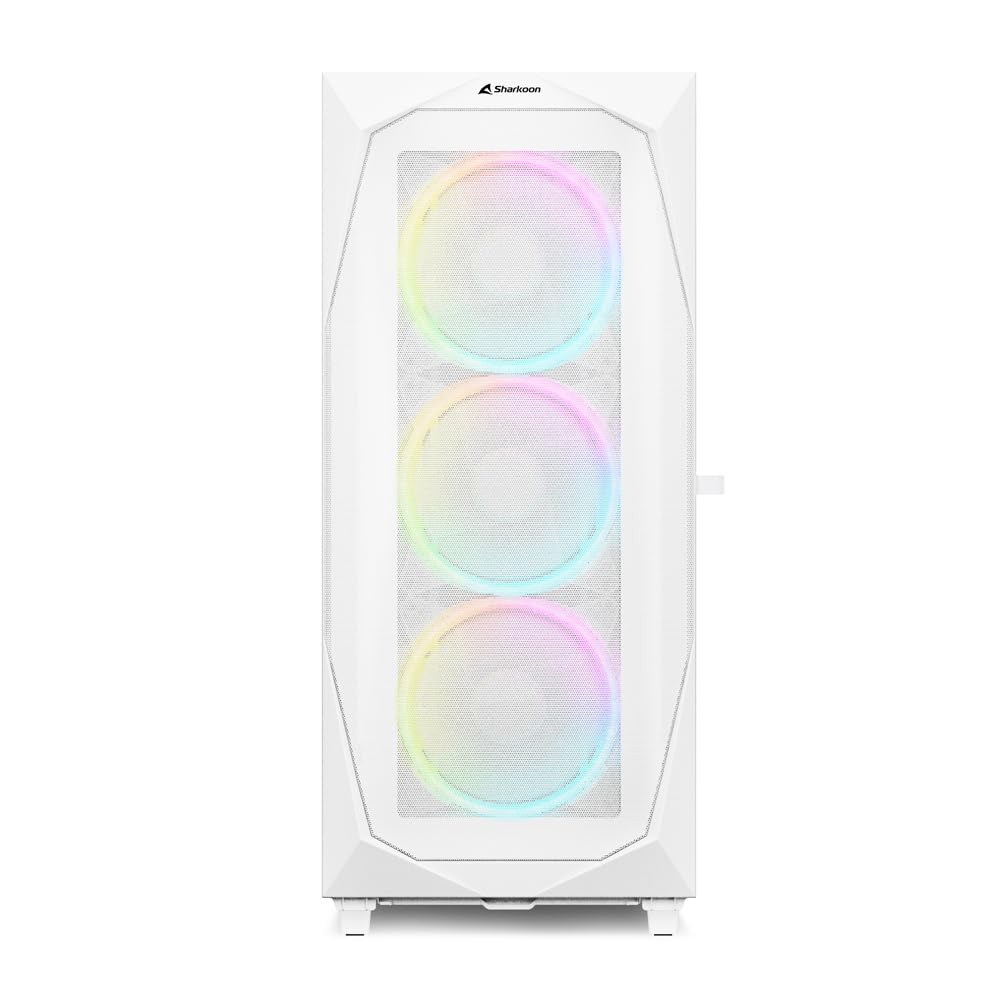 Sharkoon REV300 - Tower - PC - Schwarz - ATX - EATX - micro ATX - Mini-ITX - Geh?rtetes Glas - Taschenl?fter (4044951039593)