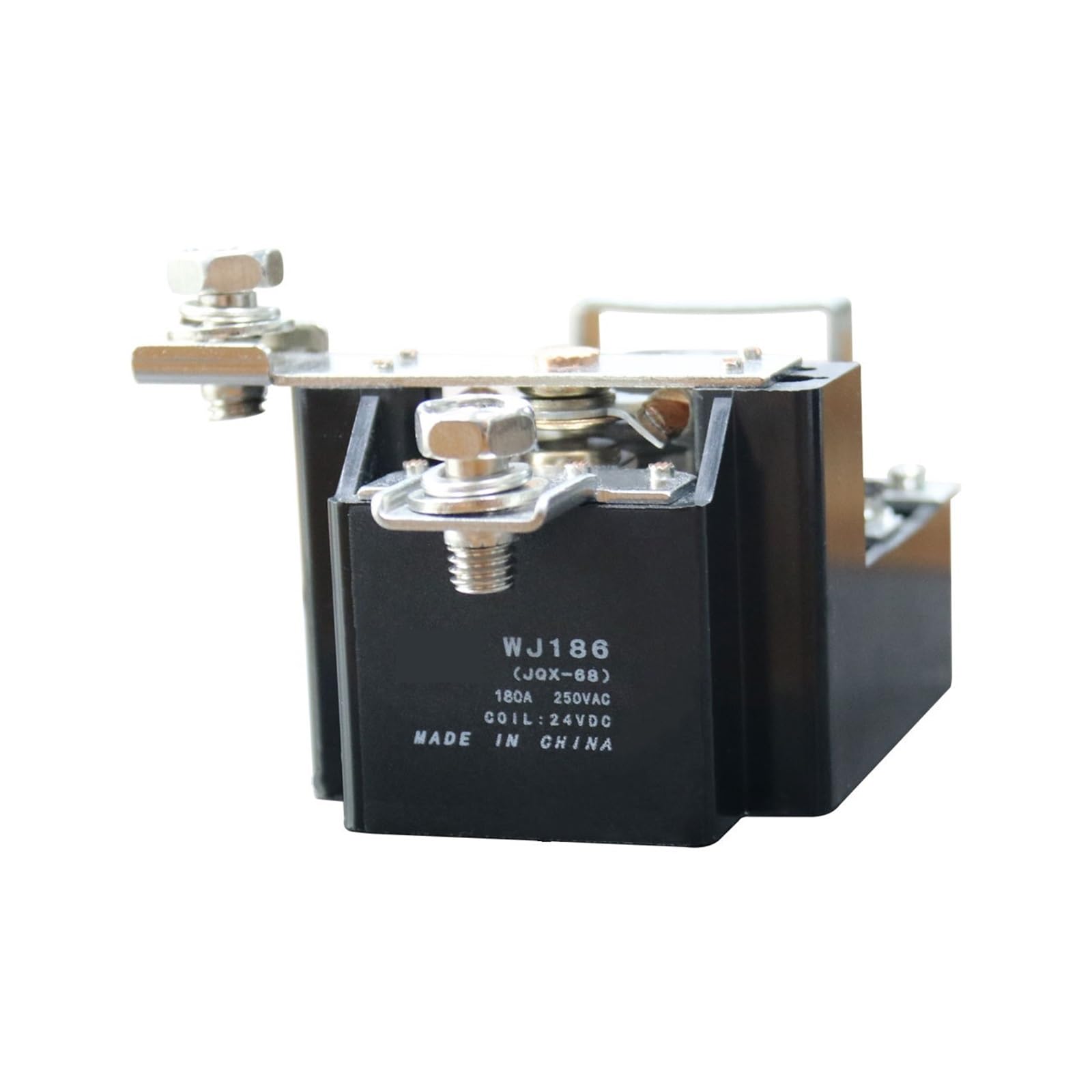BALYDLUL Relay JQX 68F spdt 24 vdc relay 12v jqx relay High Power Relay 200A Electronmagnetic Relay WJ186(Normal Open,12VDC)