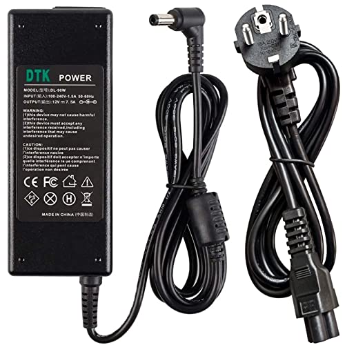 TOP CHARGEUR * Adattatore Caricatore Caricabatteria Alimentatore Uscita Output DC 7.5V 1A 1000mA 7.5W Certificazione CE Connettore: 5.5mm * 2.5mm Sostituisce 7.5V 300mA/500mA/600mA/800mA/900mA/1000mA