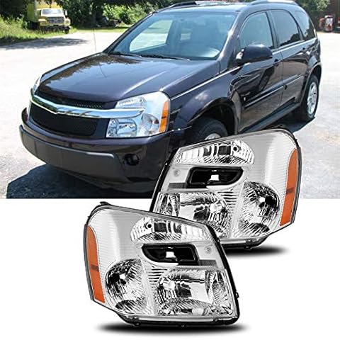 LABLT Headlights Replacement for 2005 2006 2007 2008 2009 Chevy Equinox Headlights Pair Left+Right Side (Passenger Driver Side) Cover