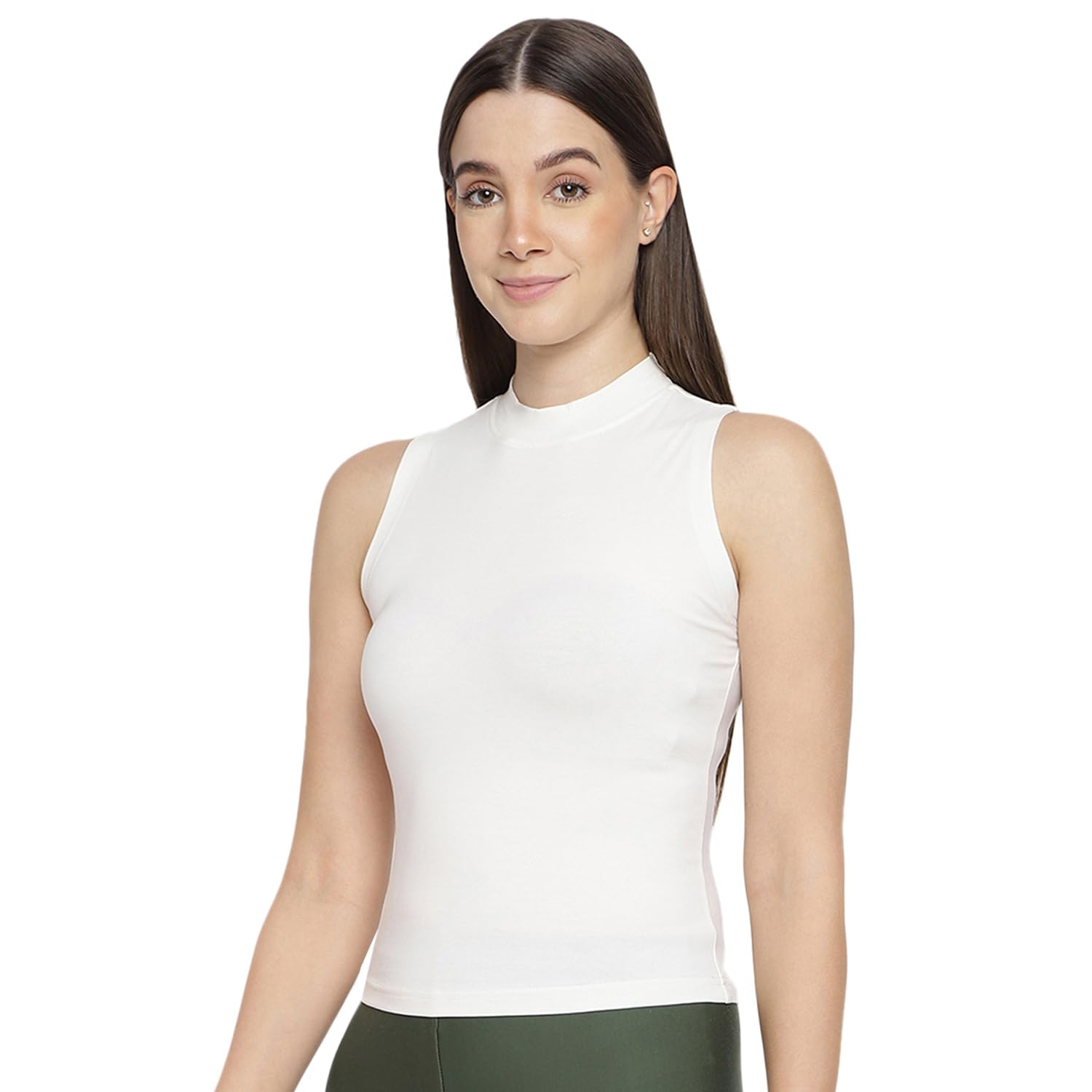 la intimo Women's Sleeveless High Neck Tank Top | Camisole for Women-picture-31