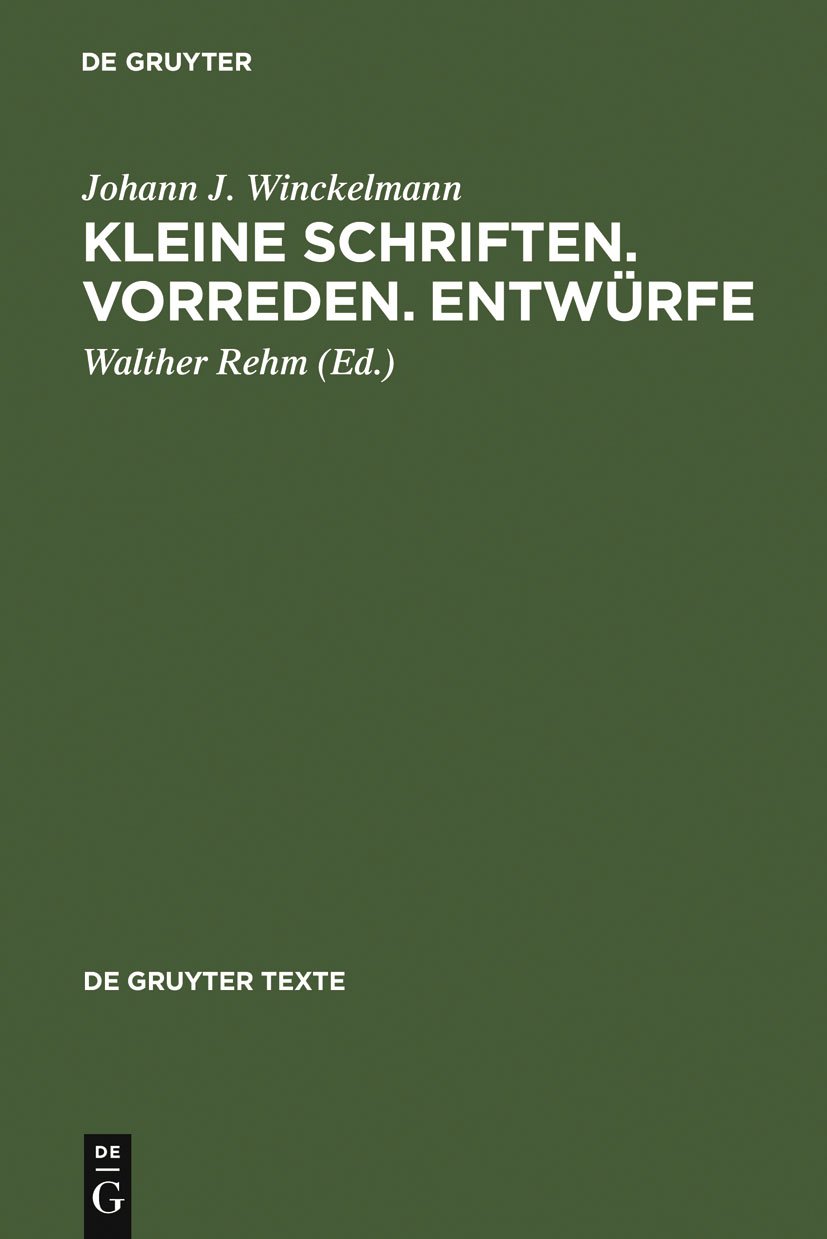 Kleine Schriften décrypter les textes originaux sans erreur d'édition