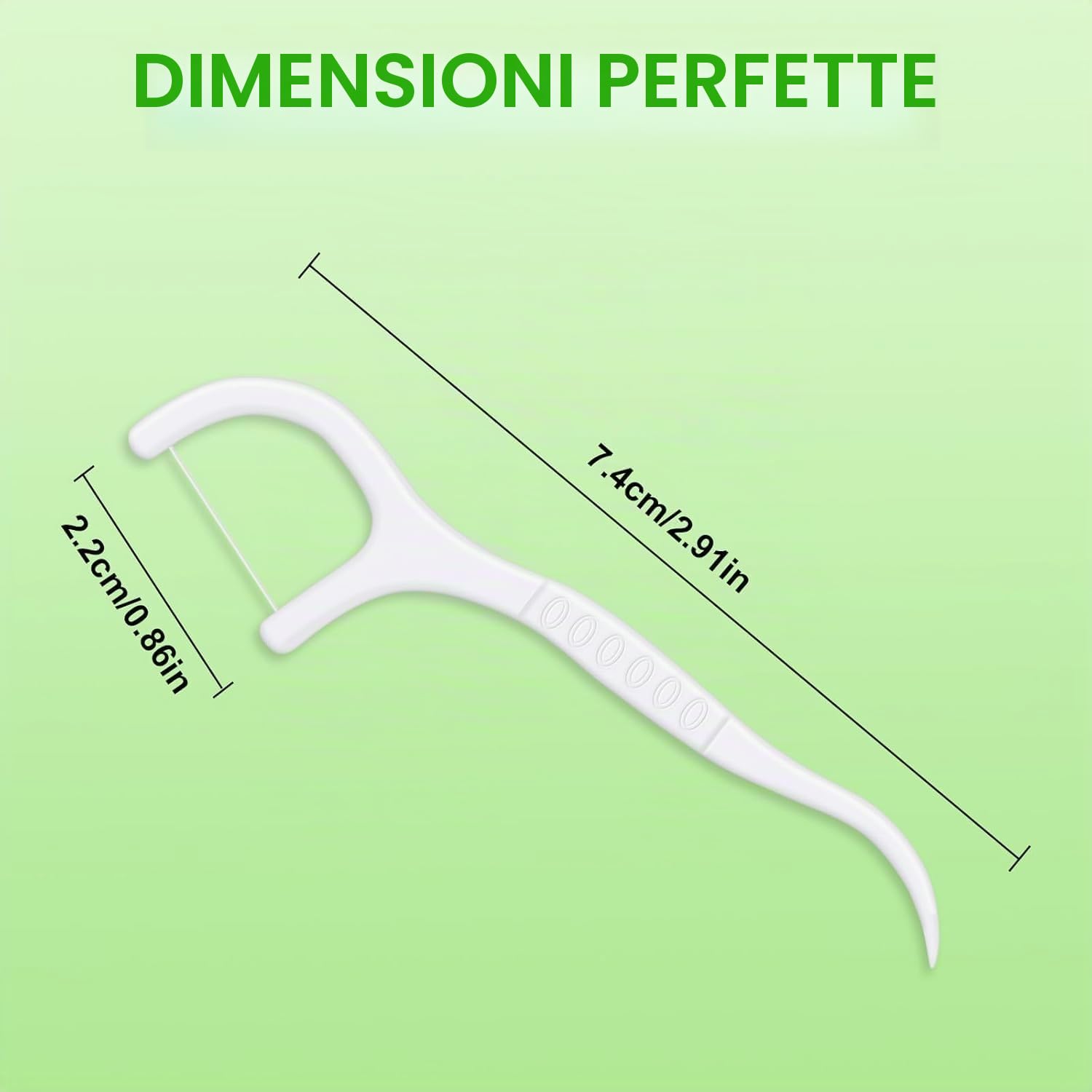 300 Pcs Filo Interdentale Forcella, Archetti Filo Interdentale per Pulizia Denti Rimuovere I Residui Di Cibo E La Placca con Custodia Igienica Portatile per Uso Domestico