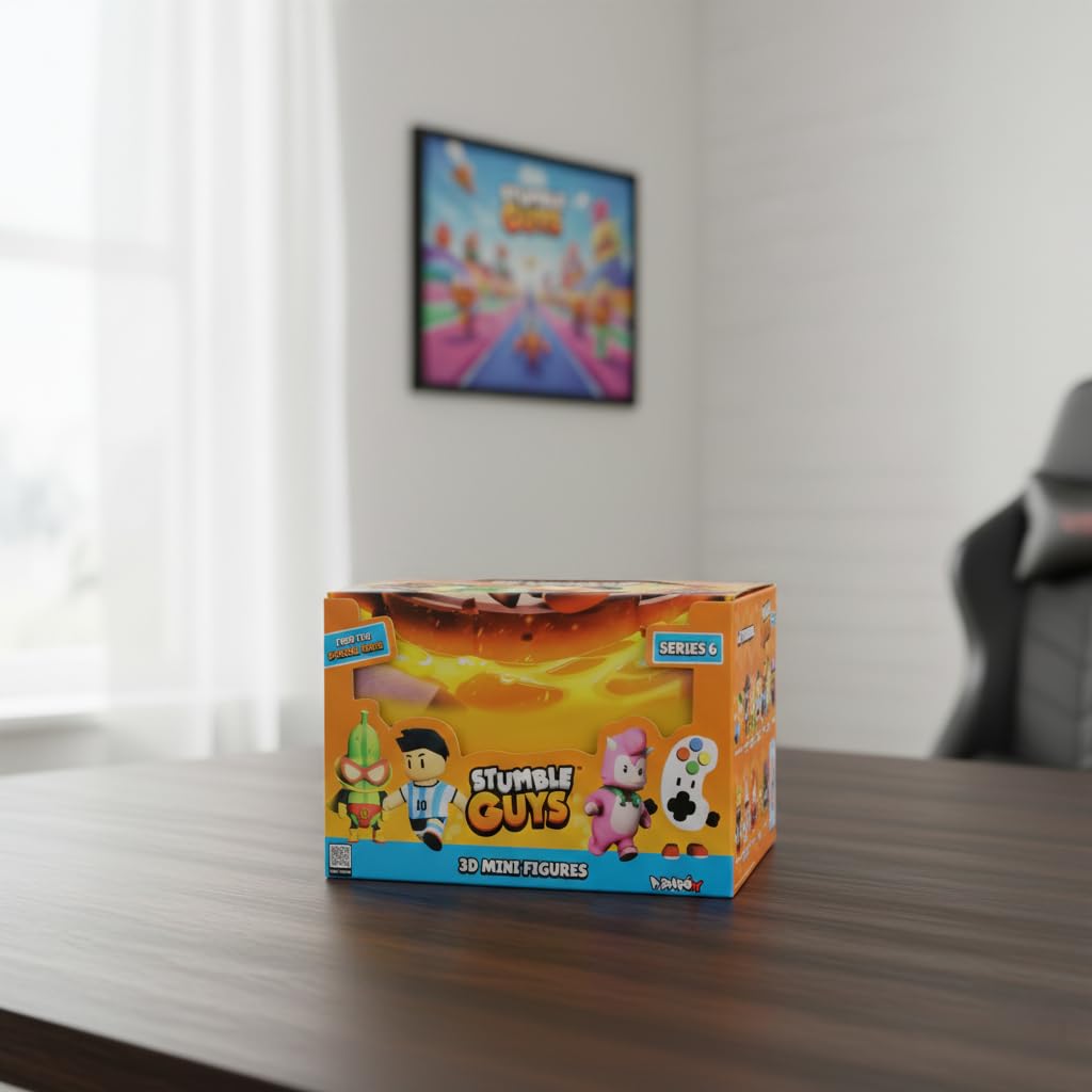 Sobres Coleccionables Stumble Guys Serie 6 3D – Tarjetas Oficiales con Personajes, Skins Especiales y Cartas Exclusivas para Jugar, Intercambiar y Completar la Colección