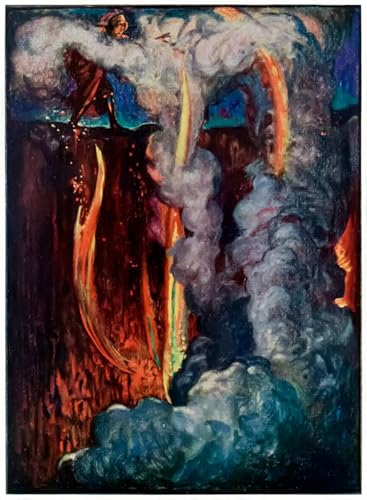 Poster Hells Mouth par Byam Liston Shaw tableau toile déco murale 60x90cm