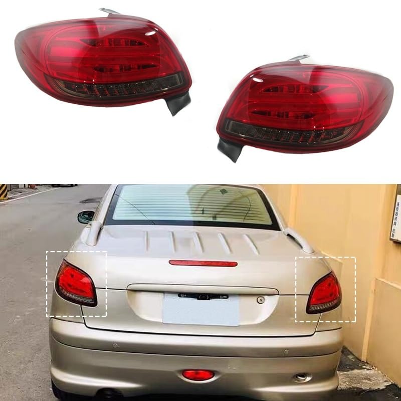 Amazon | テールライト 1 ペア車の LED リアテールライトプジョー 206