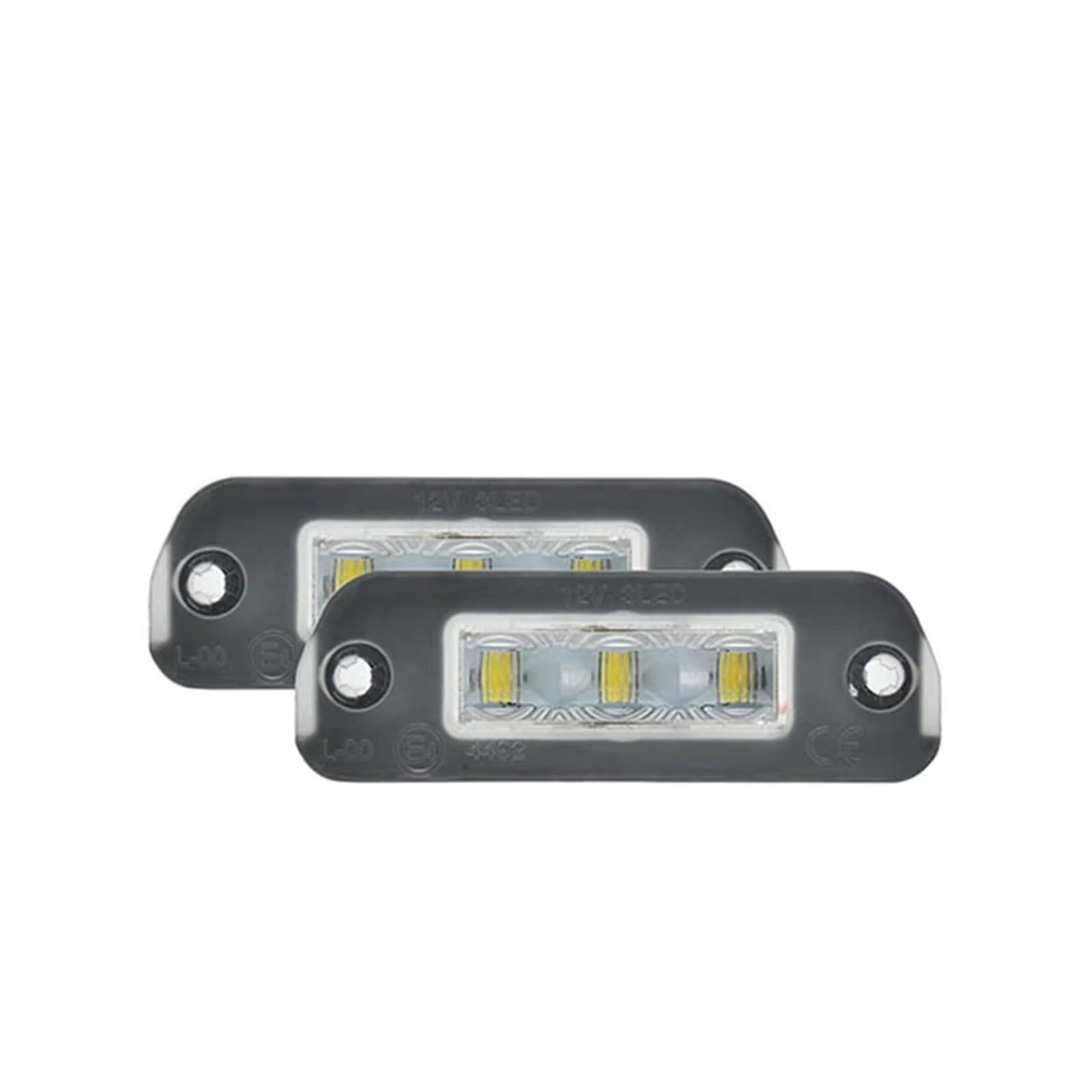 Plafón de luz LED de matrícula coche Benz ML W164 acabado blanco moderno 6