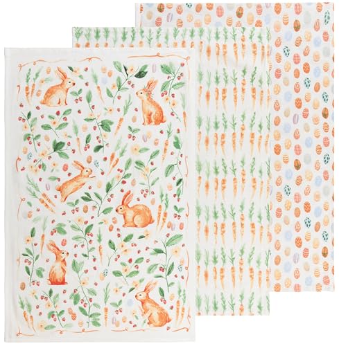 Image of Now Designs Danica Easter Meadow Bakers Floursacks 3ct, 3 CT