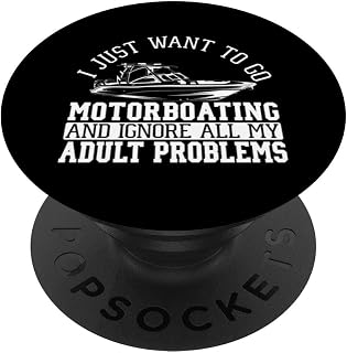 Motorboating Powerboat Engine Motorboat PopSockets Swappable PopGrip