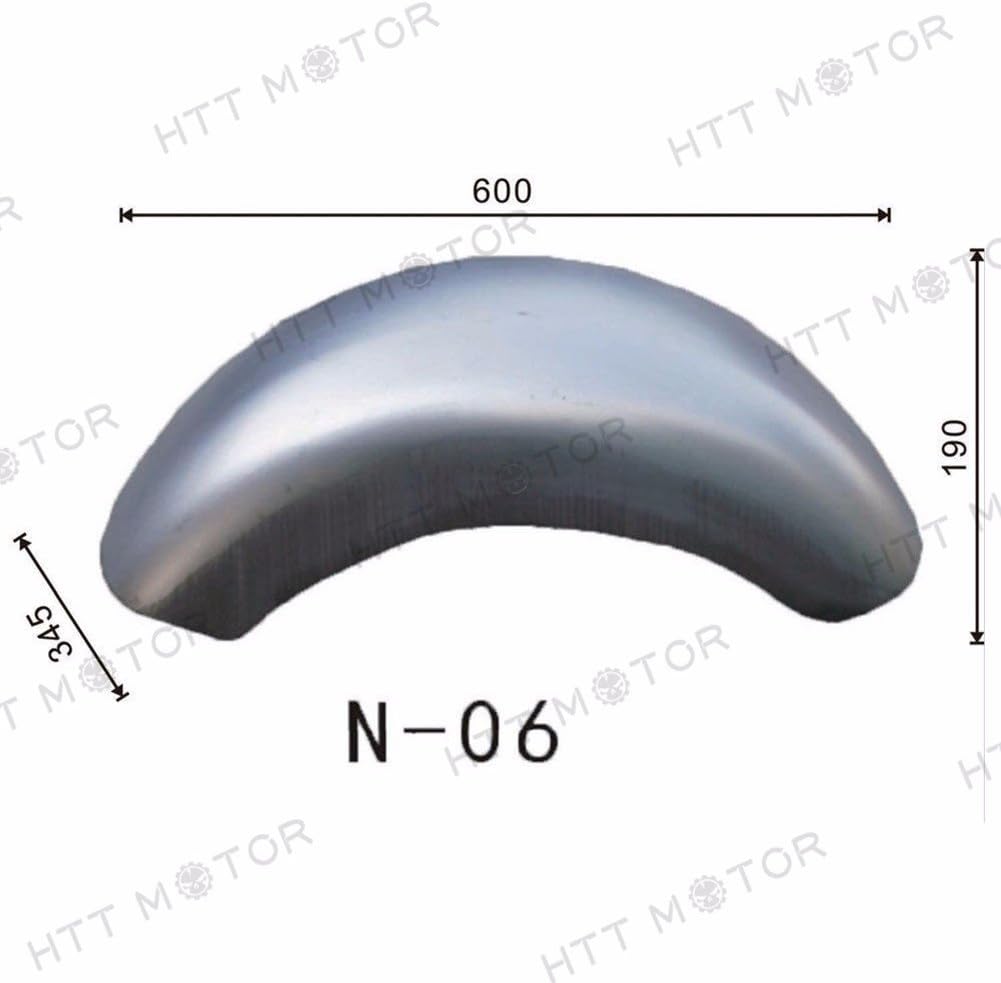 N-006-21" WHEELS 13" Wide Rear Fender 300mm tires Custom Compatible with H-D Softail Choppers