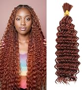 18 Inch Deep Wave Braiding Hair 190g(1Pack-3Bundles) Water Wave Braiding Hair For Bohemian Knotle...