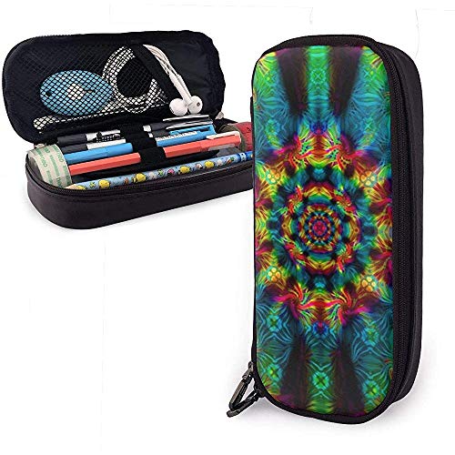 Preisvergleich Produktbild Muster Nette Stift Federmäppchen Ledertasche Federmäppchen Mit Doppelreißverschluss Halter Box Für Schule Büro Mädchen Jungen Erwachsene