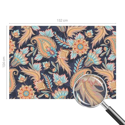 Vinilos florales para un salón acogedor: murales decorativos de 152x104 cm ideales 5