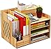 Catekro Organizador De Escritorio De Madera, EstanteríA De Escritorio De Gran Capacidad Para Oficina (Marrón)