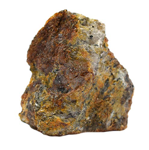 Raw Garnet Schist, Metamorphic Rock Specimen - Approx. 1" - Geologist Selected & Hand Processed - Great for Science Classrooms - Eisco Labs