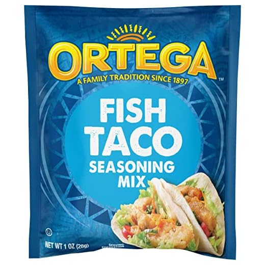 Ortega Seasoning Mix, Fish Taco Seasoning, 1 Ounce (Pack of 12)