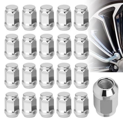20 tuercas de rueda cerradas, tuerca cónica, tuerca de rueda cerrada, tuerca cónica, M12 x 1,5, tuercas de rueda, tornillos para neumáticos de coche, compatibles con Ford, Chrysler, Toyota, Hyundai