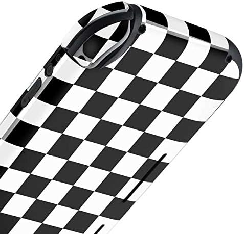 Skinit Decal Gaming Skin Compatible with Nintendo Switch Lite - Black and White Checkered Design