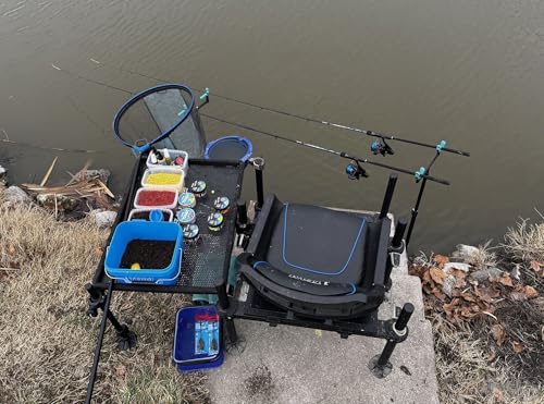 Haldorado Tornado Smoke Method Red Devil Angelköder, 6,8 mm, 30 g, Burgunder-Chili-Geschmack