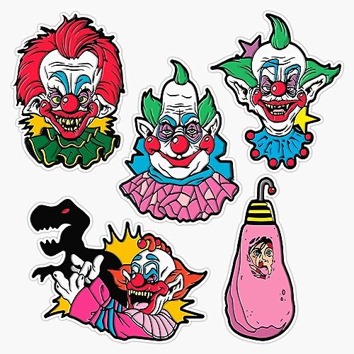 Killer Klowns Merch Sticker Bumper Sticker Vinyl Decal 5