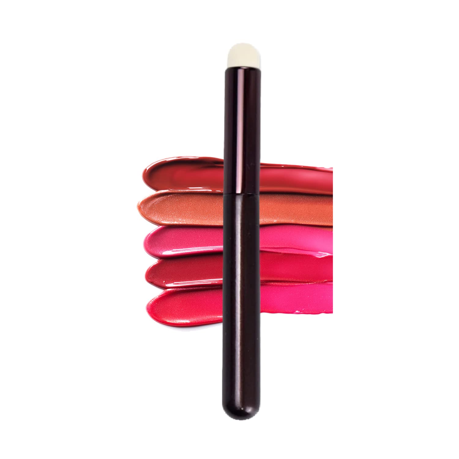 Achieve Flawless Matte Lips: Ksvsonrvi Lip Brush with Round Head for Professional Lip Smudge & Gloss Application