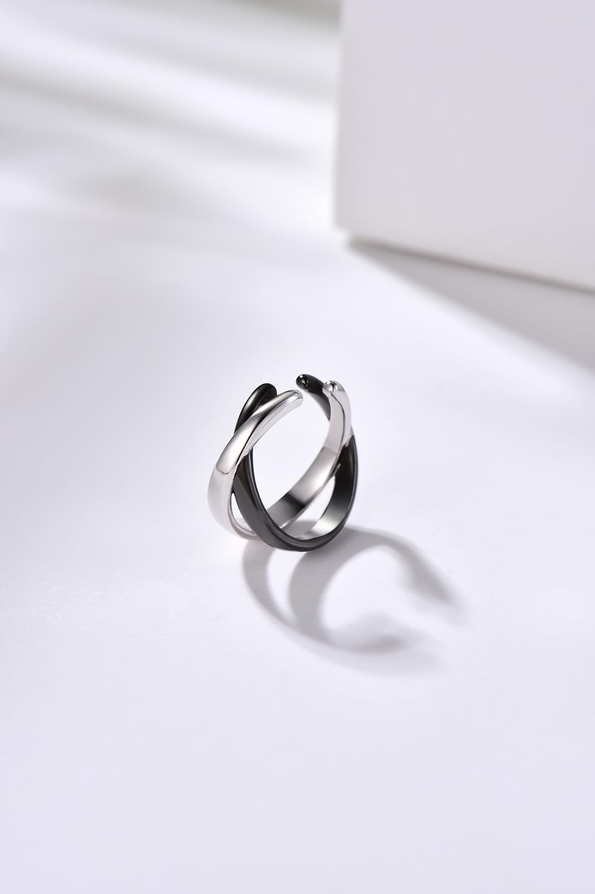 Ear Cuff Uomo Nero da Piercing Finti Unisex Ipoallergenici Orecchini con Clip Regalo di Compleanno
