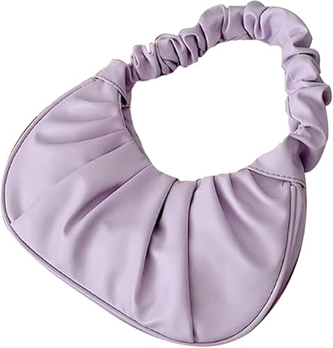 RG-FA - Borse estive a pieghe da donna, ascella, piccole borse a tracolla -  viola : Amazon.it: Scarpe e borse