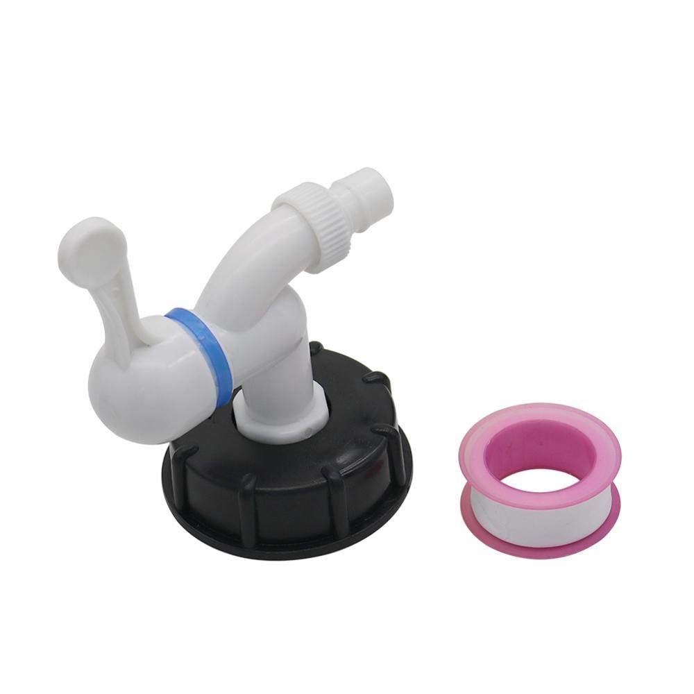 Narzędzia do naprawy rur S60x6 IBC Zbiornik adapter do tworzywa sztucznego 1/2 "Dotknij Złącza zastępcze Wymiana Strona główna Ogród Złącza wodne Opróżnia adapter Kran