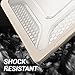 SEYMAC stock Case for MacBook Air 15 inch 2025-2023 Release A3241 A3114/A2941 M4-M2 Chip, Shock-Absorbing Protection with Folding Stand &Mouse Pad/Bag Case for MacBook Air 15'' (Beige)