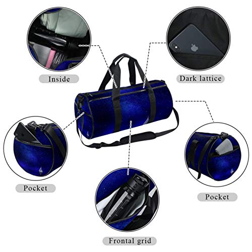 Dragon Sword Nature Landscape Sailing Vessel Designed Travel Duffel Bag Luggage Tote Bag Gym Sports Bag for Man Women