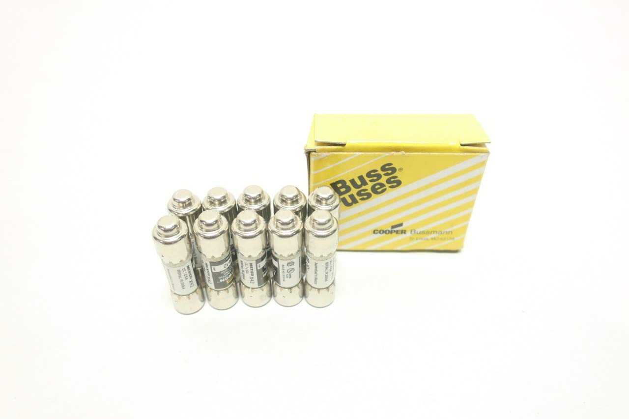 Box of 10 COOPER BUSSMANN KTK-R-12 LIMITRON Cartridge Fuse Class CC 12A 600V-AC