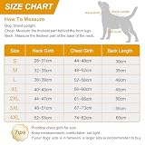 Hundemantel, Winter Hundejacke Wasserdicht Winddichte mit bauchschutz, Outdoor Hunde Wintermantel Hundeweste mit Fleece Gefütterte Reflektierend für Kleine Mittelere und Große Hunde