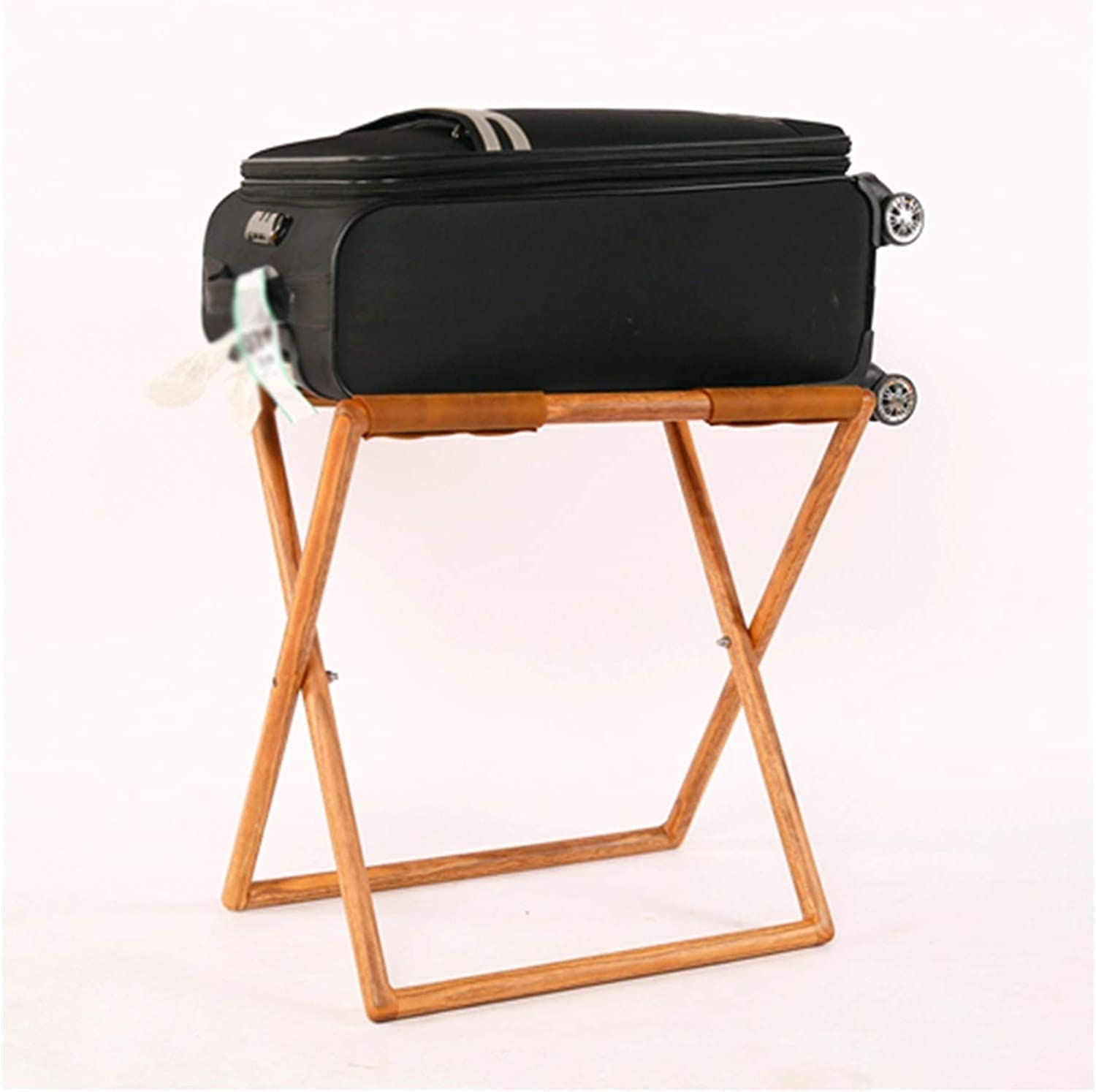 Porte-bagages en acajou de luxe pour chambre d'amis et hôtels de prestige