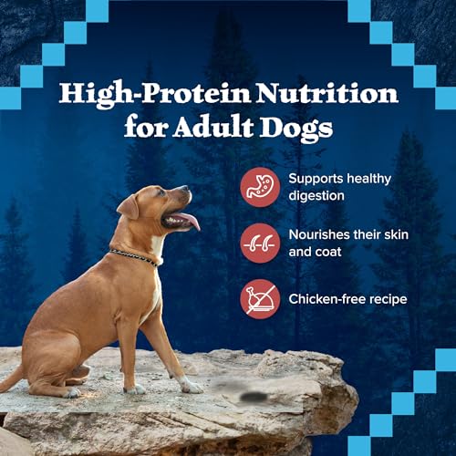Blue Buffalo Wilderness Rocky Mountain Recipe High Protein, Natural Adult Wet Dog Food, Red Meat 12.5-oz cans (Pack of 12) Blue Buffalo Wilderness Rocky Mountain Recipe High Protein, Natural Adult Wet Dog Food, Red Meat 12.5-oz cans (Pack of 12)