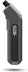 ETENWOLF Medidor Digital de Pressão de Pneu 3-200 Psi, Medidor de Pneu Industrial Calibrado para Ansi B40.7 Grau 2A (± 0,5%), Tela LED Retroiluminada com Adaptador de Válvula Presta, Cinza